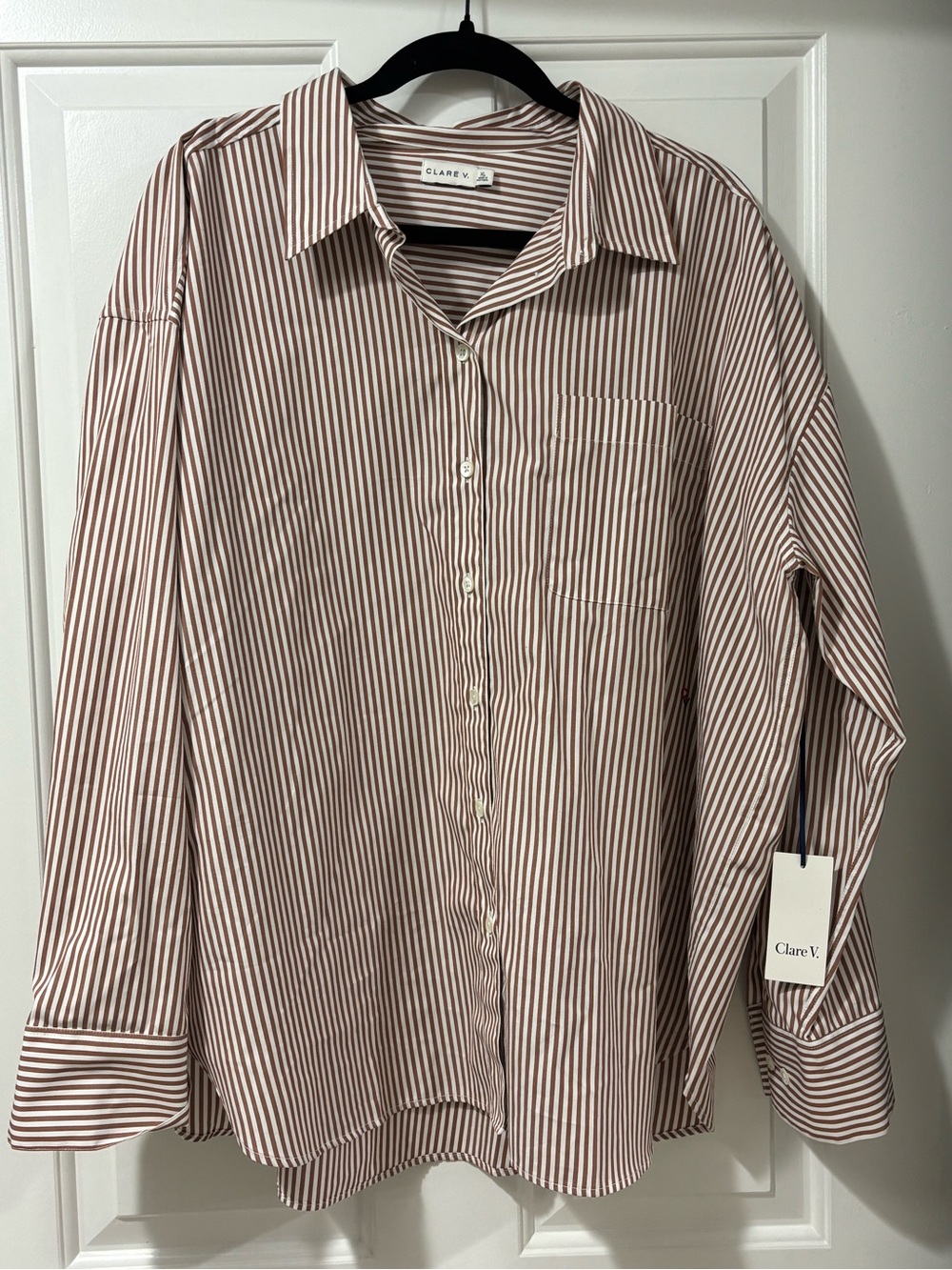 NWT Clare V Emilette button down